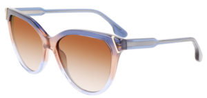 Victoria Beckham Women's Sunglasses VB641S 417 Blue Brown Azure/Brown Gradient